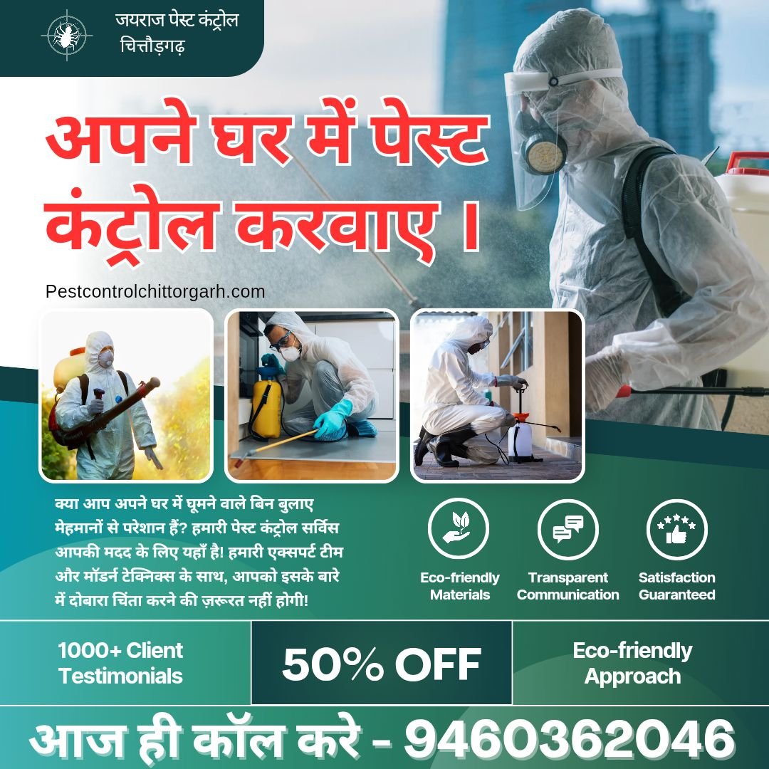 Best Pest Control Services Near Me in Chittorgarh - Call 9460362046 - 5 Year Warranty